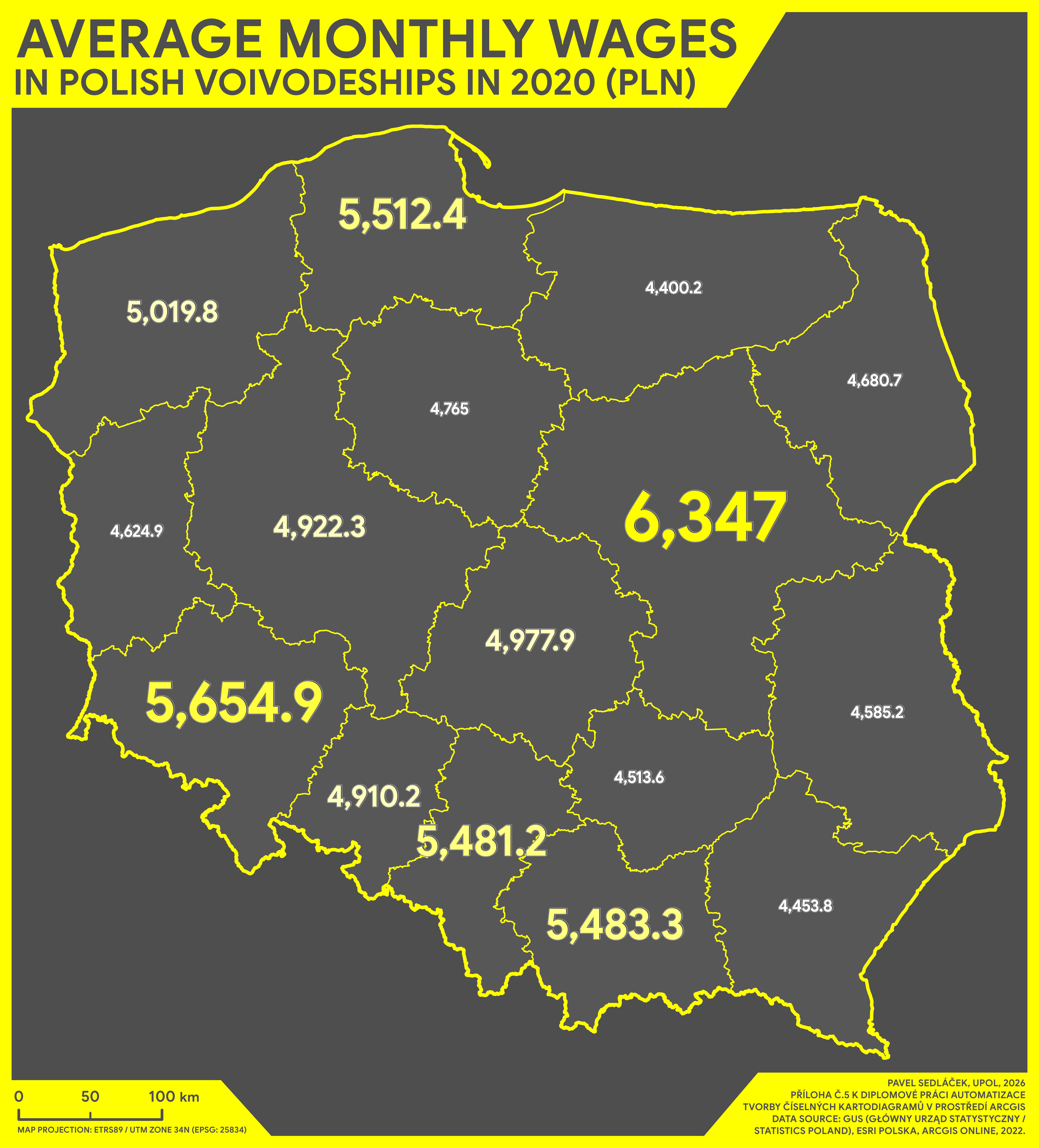 Kartodiagram – Polsko